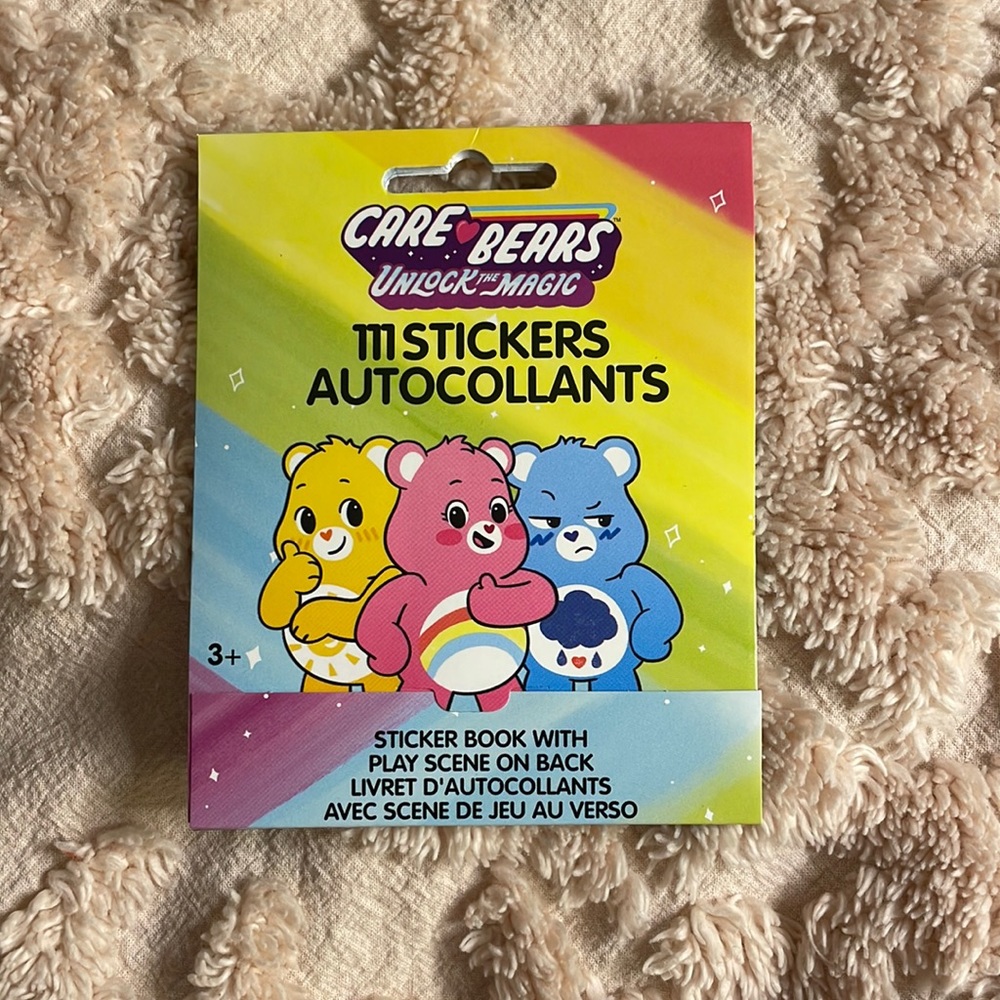 Care Bears booklet of stickers